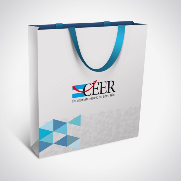 Bolsa de cartulina para eventos.